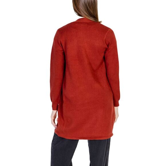 Vero Moda Red Viscose Women's Cardigan - Picture 2 of 5